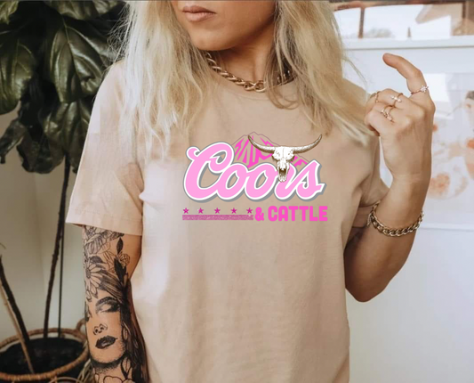 Coors and cattle Tshirt